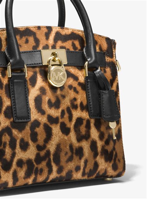 mk leopard purse|michael kors calf hair.